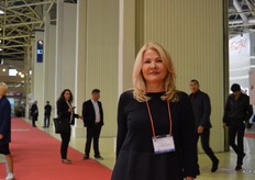 Tanja, de Gebr. de Mooij , Ámsterdam, visitó la feria y, de nuevo, hizo muchos contactos.