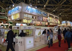 Vista del pabellón argentino.