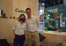 Sandra Sitjar y Marc de Bruijn, en el stand de Cultivar.