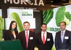El stand de Agrodolores El Mirador, con Julio Morales y Miguel Reche