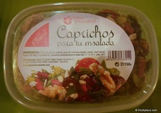 "Nuevo envase de complementos de frutos secos para ensaladas "Caprichos para tu ensalada", de Stadium Innovation"