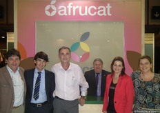 Marc Piñol, Manel Simon, Ignasi Iglesias, Josep Maria Eroles, Elisenda Casals y Montse Corredoure de AFRUCAT.