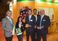 Manuel Romero, José Ramírez, Félix de Andrés y Feliu Cusidó, de Bejo Ibérica, especializada en especies vegetales concretas, entre los que se encuentran una amplia gama de variedades, principalmente orientadas a las hortícolas al aire libre.