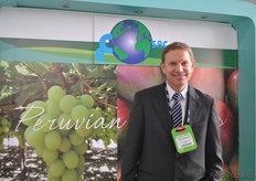 Gerd Burmester, de Ecosac. Exportan productos frescos, congelados y en conserva.