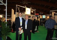 Joost van Bohemen, de Sensitech (izquierda), con su compañero francés Christian Coulon.