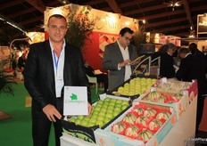 Eric Guasch, de Comimpex, empresa especializada en manzanas.