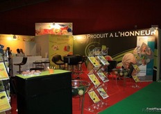 Los protagonistas de Medfel fueron los melones y sandías. En este stand los visitantes pudieron informarse de todo lo referente a este producto.