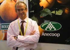 J. Ignacio Juárez (Nacho), del departamento comercial de ANECOOP S.Coop (España). Anecoop presentará pronto sus nuevos cítricos.