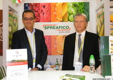 Raffaele Spreafico con Franco Nipoti, de Spreafico, Italia, empresa que abarca todas las fases de la cadena de suministro de producto fresco, desde la producción hasta la comercialización, y ofrece servicios importantes a sus clientes y socios.