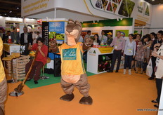 Canguros bailando y un digeridoo en la recepción de Australia Fresh.