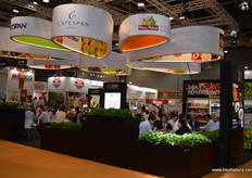 El estand de Capespan, muy concurrido.