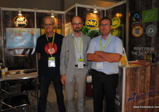 Campbell Mclean, Geert Demeyere y Hans Willem van der Waal from Agrofair.