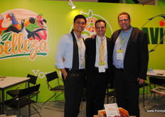 Fabrízio Torres (Torres Tropical Fresh), Nick Nafpliotis (Greek and Fresh) y Edward Koemans, de Davis Europe.