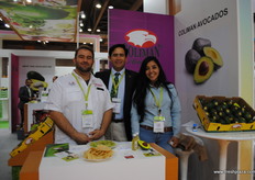 Víctor Aquilar Heredia, Juan Pablo Fuentes y Mariana Palma Camarena, de Coliman Avocados, México.
