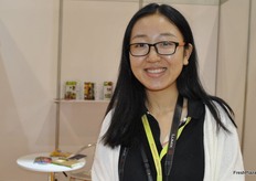 Yanan Wang representa a Valuedshow Management LLC. Ha ayudado a organizar la presencia de los participantes chinos en el pabellón de China en Asia Fruit Logistica.