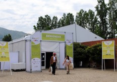 La entrada de PMA Fruittrade en Santiago, Chile.