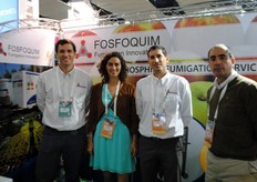 Miquel Rogers, Elisa Inarrazaval, Ganzalo Vena y Hugo Barros de Fosfoquim.