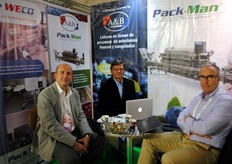 Los hombres de Pack-Man, la gestión global de envases. Representan varias marcas americanas como Weco, A&B Packaging, Wizard manufacturing y Beeler.
