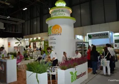 Stand de la empresa almeriense BioSol Portocarrero, productora de hortalizas bío. 