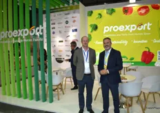 Guy Shropshire, CEO de G’s Group, con Fernando P. Gómez, gerente de Proexport.