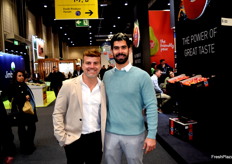 Chencho Río-Miranda y Carlos Arancibia, de Eurofresh