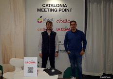 Jaume Lozano, de La Coma, junto a David Francés, de Agerpix