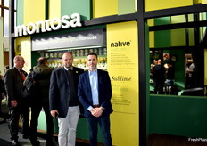 Vincent Rivallain, del departamento comercial, y Victor Folk, del dep. de marketing de Montosa