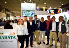 Parte del equipo español de SAKATAm en el 110 aniversario de la compañía de semillas.