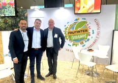 José Peiró, David Usó y Javier Usó de la compañía Frutinter, productora y comercializadora de cítricos, melón y sandía, entre otras frutas.