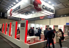 Stand de la compañía de transporte Caliche.