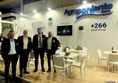 Víctor Hernández, Imanol Almudí, Javier Acedo y José Carrasco, de Grupo Agroponiente.