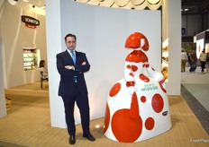 Jorge Brotons, en el stand de Bonnysa.