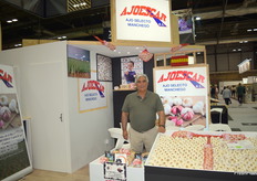 Stand de la empresa manchega especializada en ajo, Ajoescar