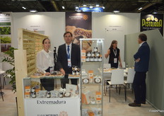 Stand de la empresa extremeña Higos Juan Merino