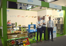 Javier Fernández, Wenceslao Oujo y Luca Herzig, de ATS