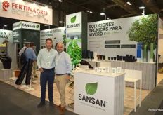 Christian Martínez y Javier Gardey, de la empresa especialista en soluciones técnicas para viveros Sansan