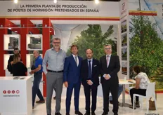 Stand de Valente Ibérica, "la primera planta de producción de postes de hormigón pretensados en España"