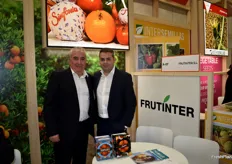 Javier y David Usó, de la empresa castellonense FRUTINTER, productores, importadores y exportadores de cítricos, melón y sandía, principalmente.