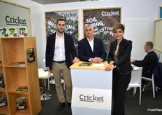Juanjo Abellaneda, Joaquin González y Conchi Pérez, de Cricket, productores y exportadores de brócoli, coliflor, kale y col.