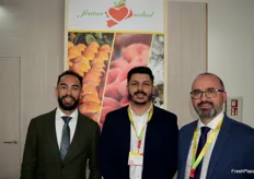 Paulo Reyes, Diego Corraliza y Antonio Pereira, de Sol Badajoz Frutas Salud