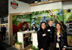 Carla Sanmartín, Marion Tabard y Stéphanie Giorgi, de Hortifrut