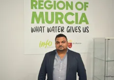 Miguel Ángel Sánchez, de la murciana Distinet. Este año, la Región de Murcia viajó a Berlín bajo el lema “What water give us”