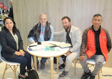 Sterling Perú, presentes en Fruit Attraction con su fundador Patrick Early, Willem Schrijvershof y Omar Chamorro en el pabellón de PromPerú.