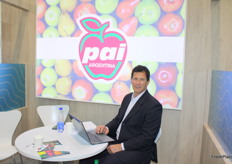 Mariano Tappata, gerente de Pai, exportador de peras y manzanas, de Argentina.