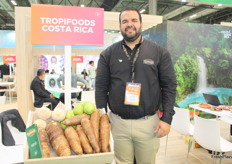 Joshua Guerrero Medina, gerente de operaciones y finanzas de Tropifoods, exportador de yuca de Costa Rica.