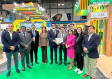 El stand de Ecuador fue galardonado como el mejor del evento. Con la participación de representantes de la Asociación de Exportadores de Banano del Ecuador (AEBE), la Asociación de Comercialización y Exportación de Banano (ACORBANEC) y CORPEI.