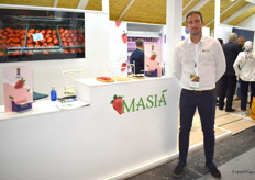 Carlos Masiá, director de marketing de la productora y comercializadora de frutos rojos MASIÁ.         