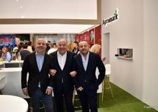 Carlos, Nacho y Alfonso Doménech, de Agromark.