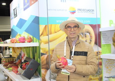 Don Mariano Zambrano gerente de proyectos de la Corporación Marzam, representando a Agrotrader de Ecuador.