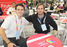 Daniel Navarro ventas de Exportadora Quelen SPA de Chile y Matías Goycoolea American Produce Buyers abastecedor global.